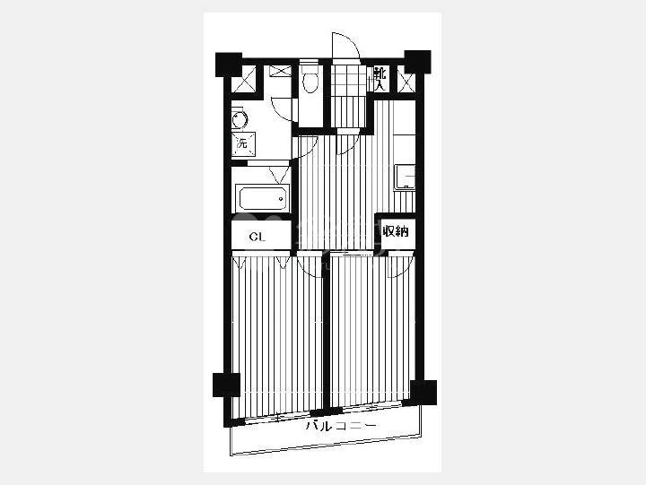 ５０６間取り図【ビラロッソカバーロ】