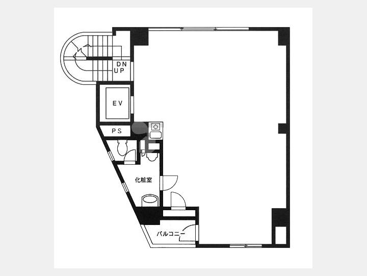 ６F間取図　【財日ビル】