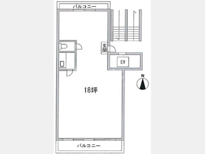 オフィス間取り【杉下ビル　2階】