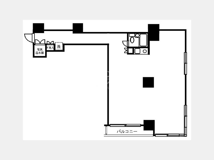 ４０２間取り図【ライオンズマンション八丁堀】