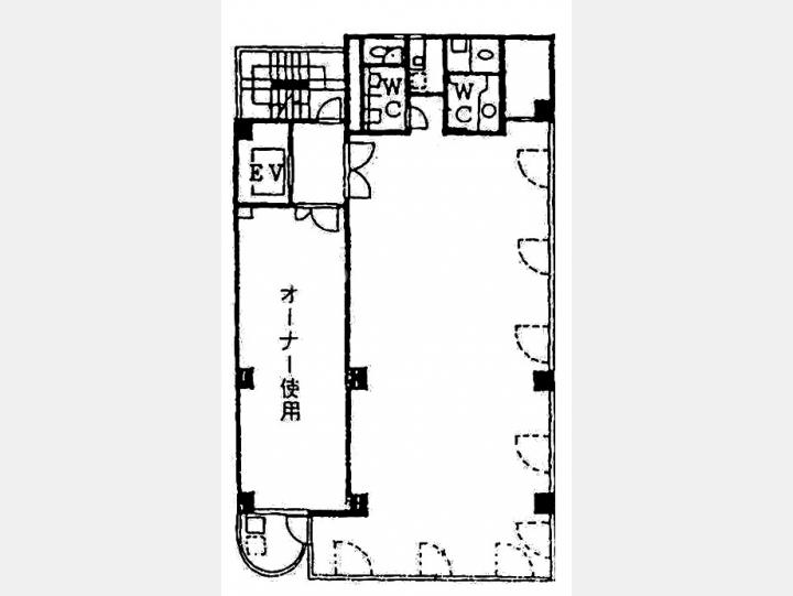 ４F間取り図【瀧山ビル】