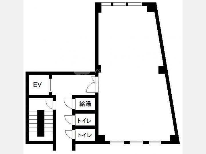 ６０１－E間取り図【ほうらいやビル】