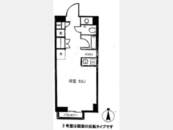 SOHOマンション間取り【グランクリュー麻布　1002号室】