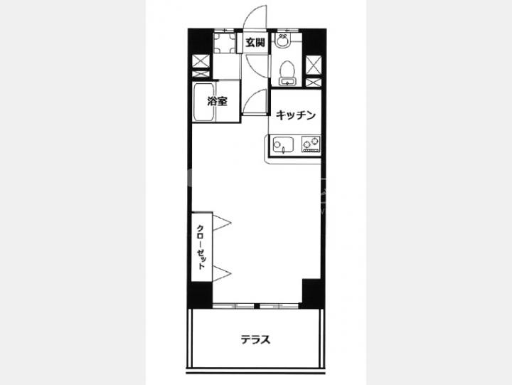 １F間取り図【秀和六本木レジデンス】