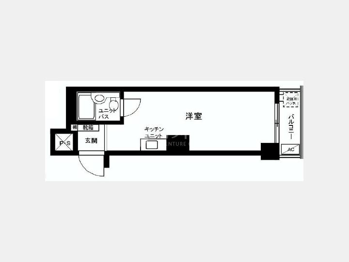 ３０７間取り図【銀座ダイヤハイツ】