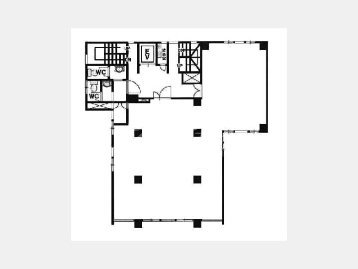 ９階間取り図【広尾オフィスビル】