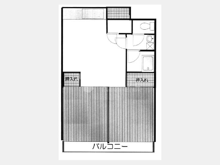 ２０４間取り図【アビタシオン落合】