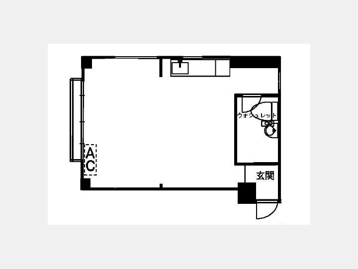 ２０３間取り図【フクダビル】