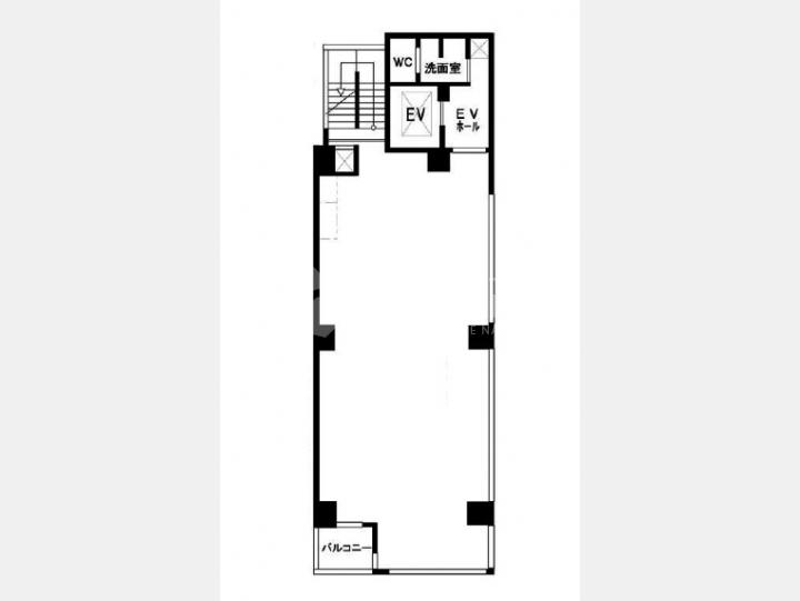 ４F間取り図【磯山ビル】