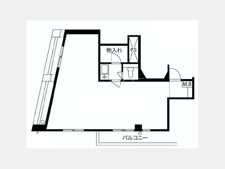 ３B間取り図【徳力ビル】