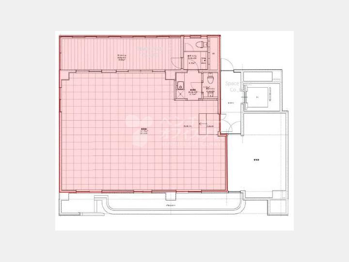 ８F間取り図【赤坂赤菱ビル】