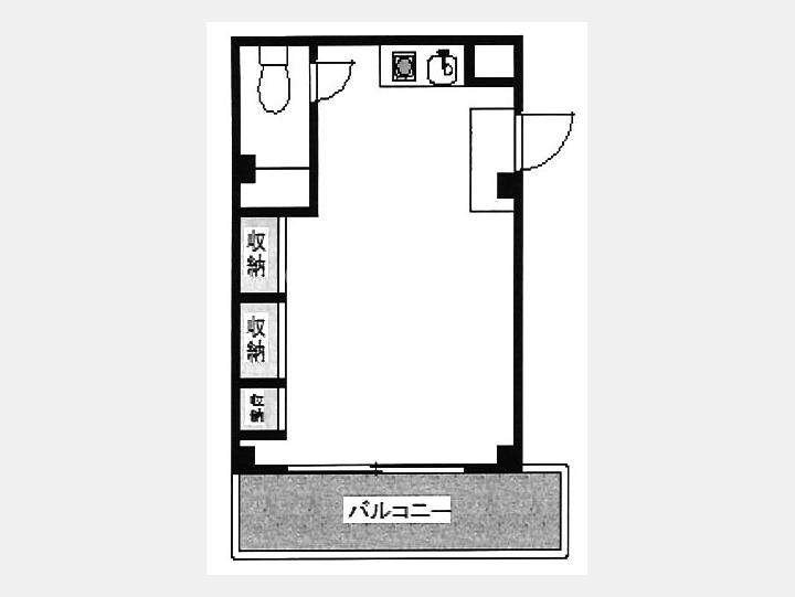 ３２３間取り図【千駄ヶ谷ホリタン】 