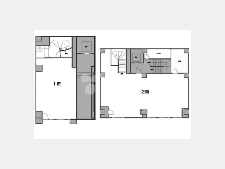 １－２F間取図　【第二登栄ビル】