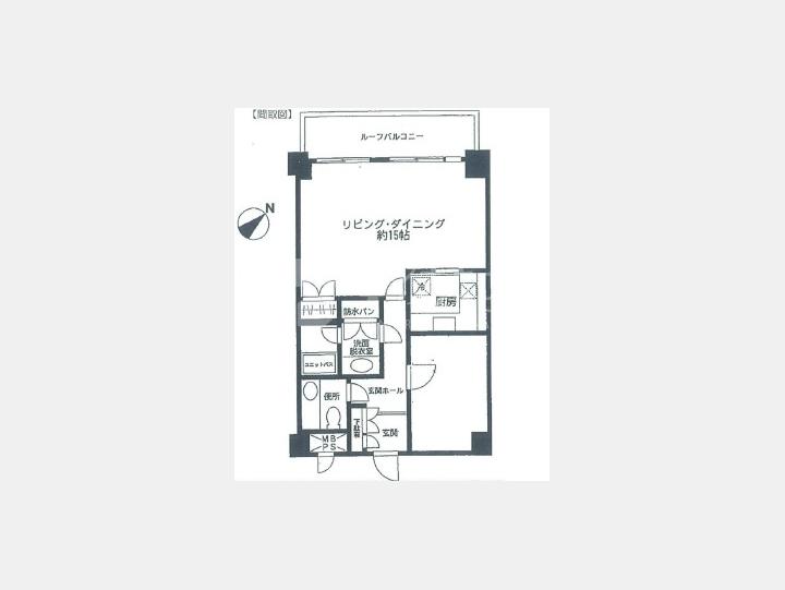 SOHOマンション間取り【虎ノ門ガーデン　702号室】