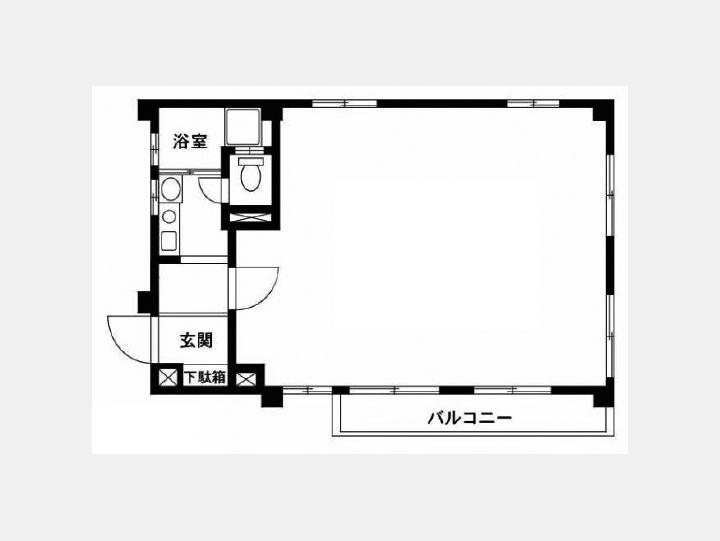 １F間取り図【渋谷アジアマンション】