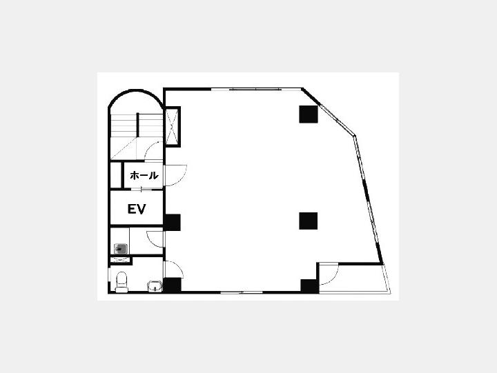 ５F間取り図【橋口ビル】