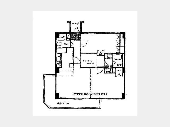 ５F間取り図【パークサイド六本木】 