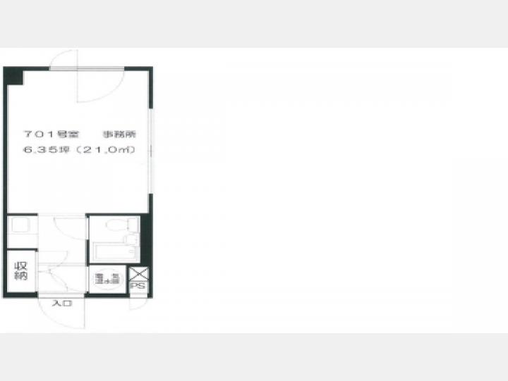 701間取図　【東神田サマリヤマンション】