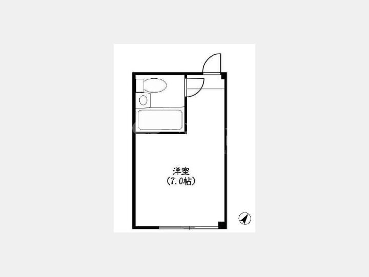 SOHOマンション間取り【秀和赤坂レジデンシャルホテル　６６３号室】