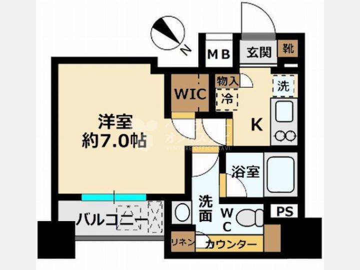 間取り図【パークリュクス銀座mono】