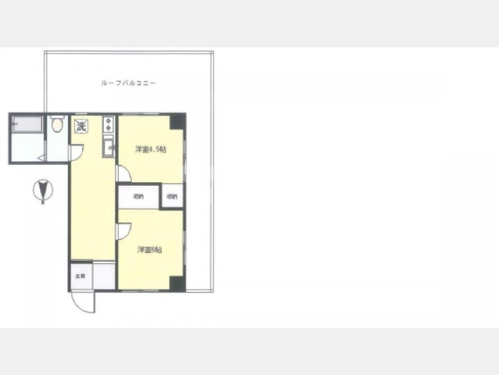 403間取図　【小林ビル】