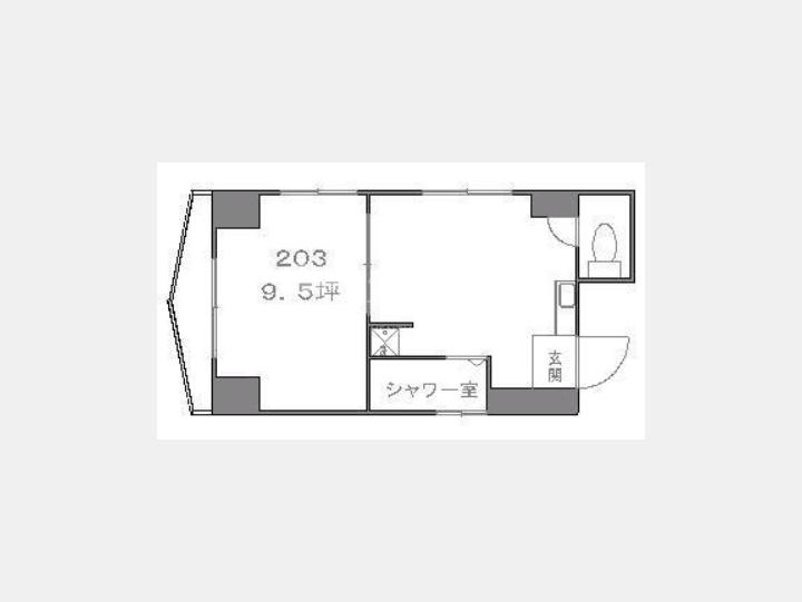 203間取り図【セラミック安藤ビル】