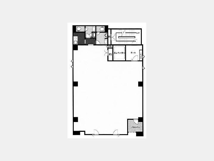 ２F間取り図【京橋北見ビル西館】