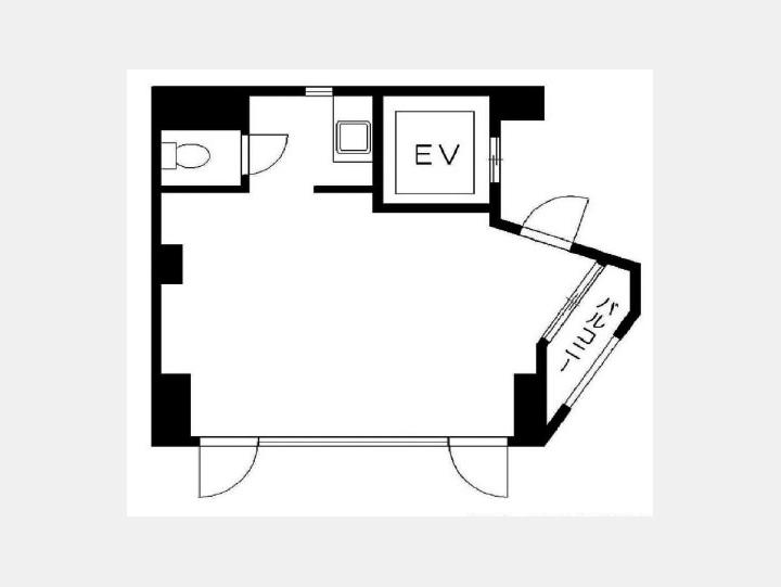 ８F間取り図【代々木ラックビル】