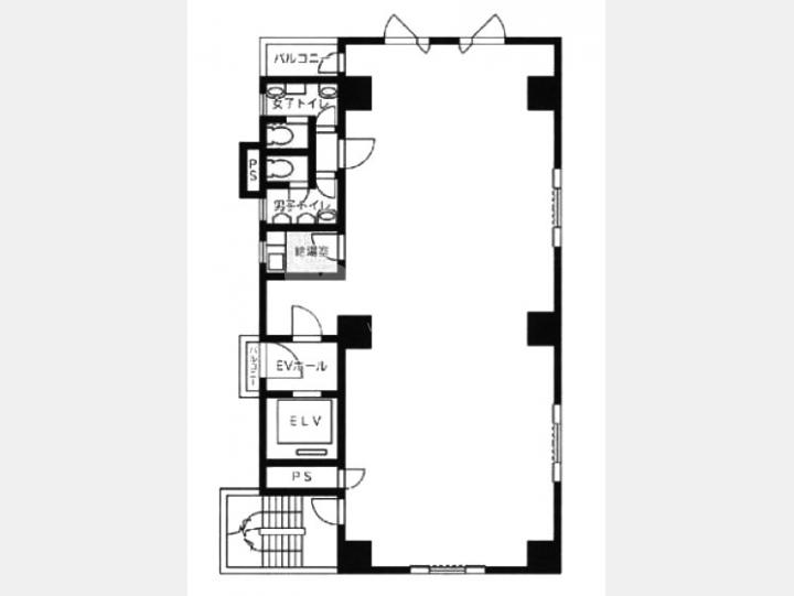 ３F間取り図【虎ノ門３７２ビル】