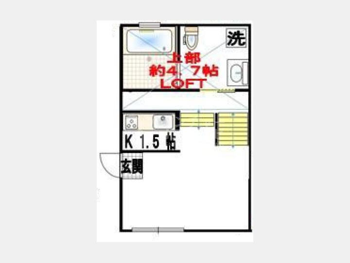 ３０３間取り図【フロムファースト赤坂】