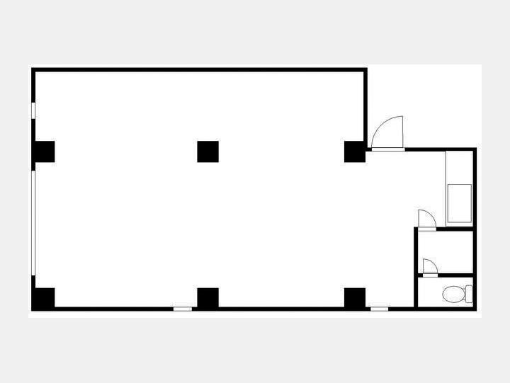 ２B間取図　【トーエイ・ハイツ】