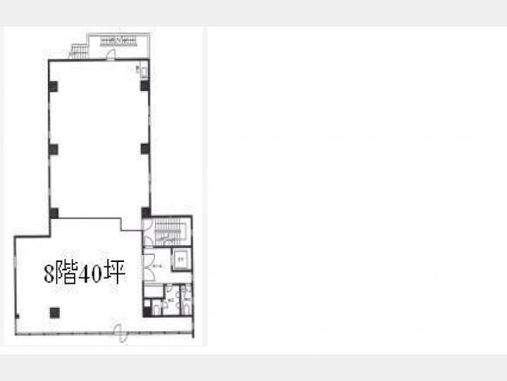 8階平面図【幸保第２ビル】