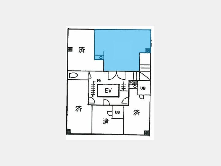 ２０５間取り図【三光ビル】