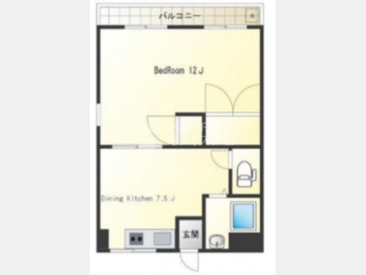 SOHOマンション間取り【第一長門ビル　6０１号室】