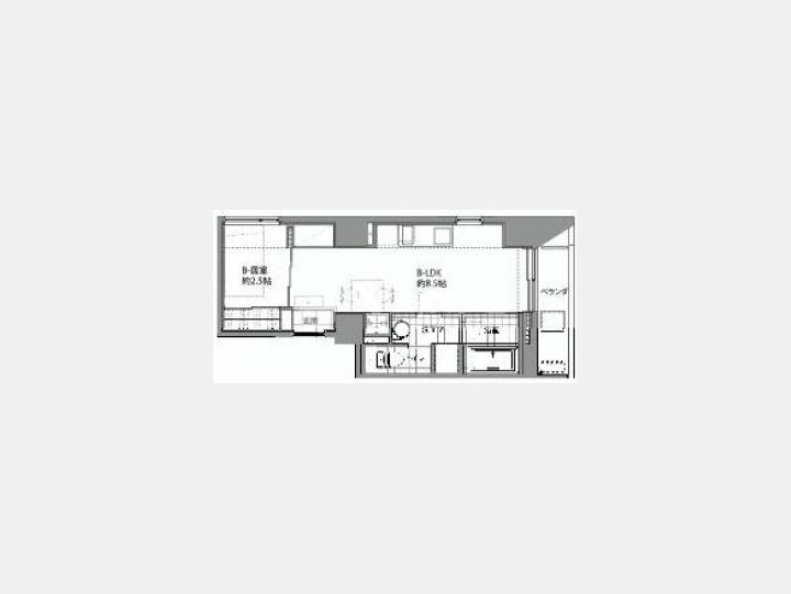 間取図　【asu apartment　（アスアパートメント）】