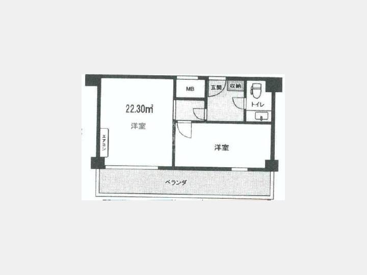 間取図　【サンモール道玄坂】