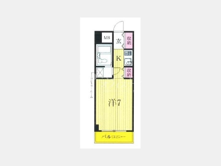 １００３間取り図【ライオンズマンション新宿東公園】