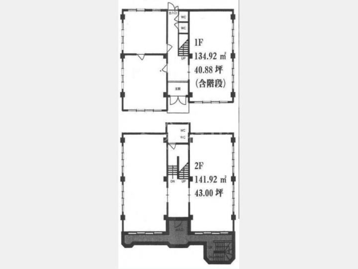 間取図　【中目黒名畑ビル】