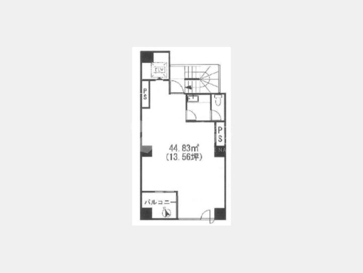 間取図　【平成新富町ビル】