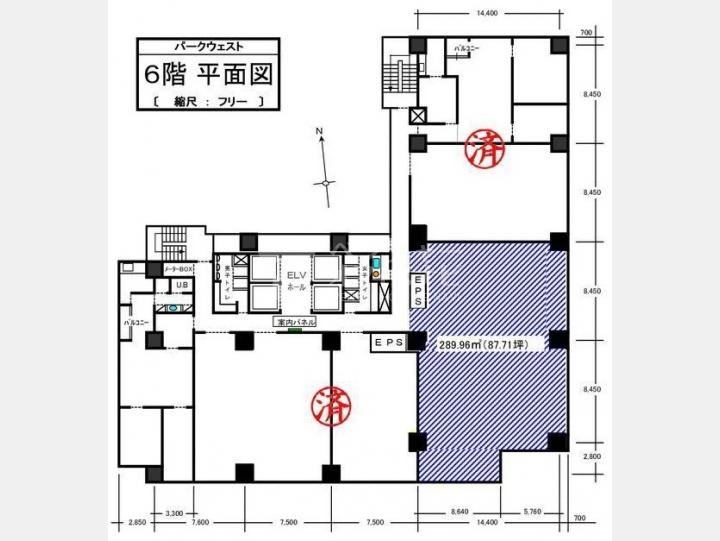 間取り図【西新宿パークウェストビル】