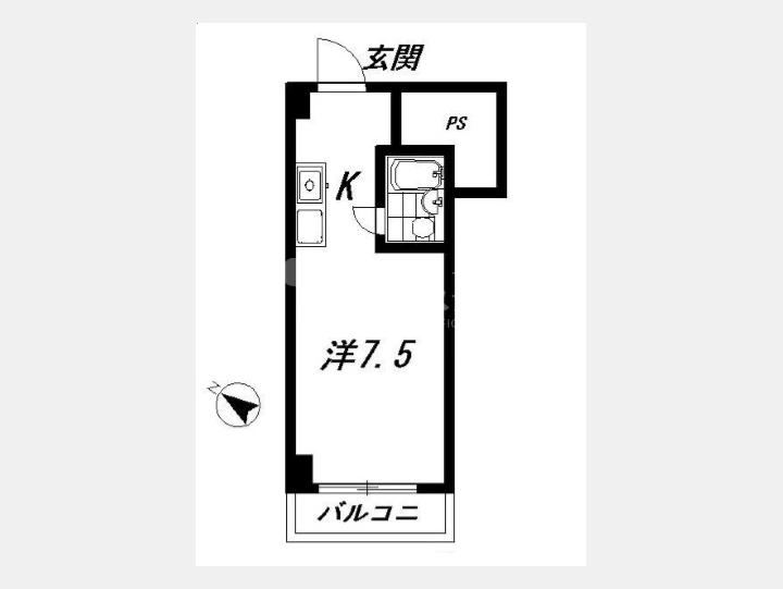 802間取り図【東池袋パレス】