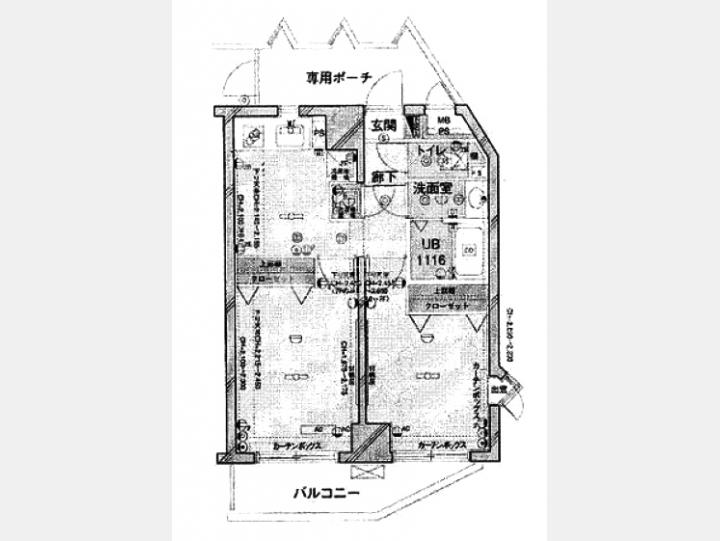 ２０８間取り図【菱和パレス青山南】