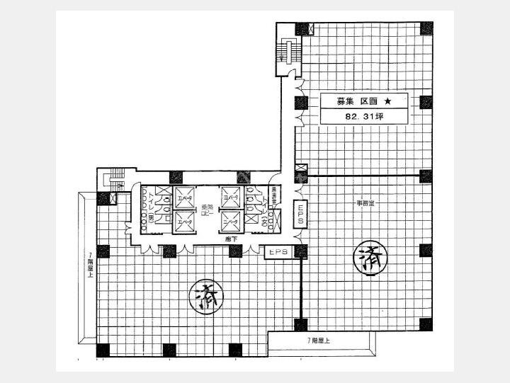 １２F間取り図【西新宿パークウェストビル】