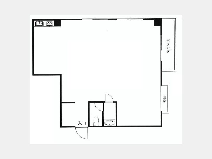 １００１間取り図【メゾンドラミアビル】