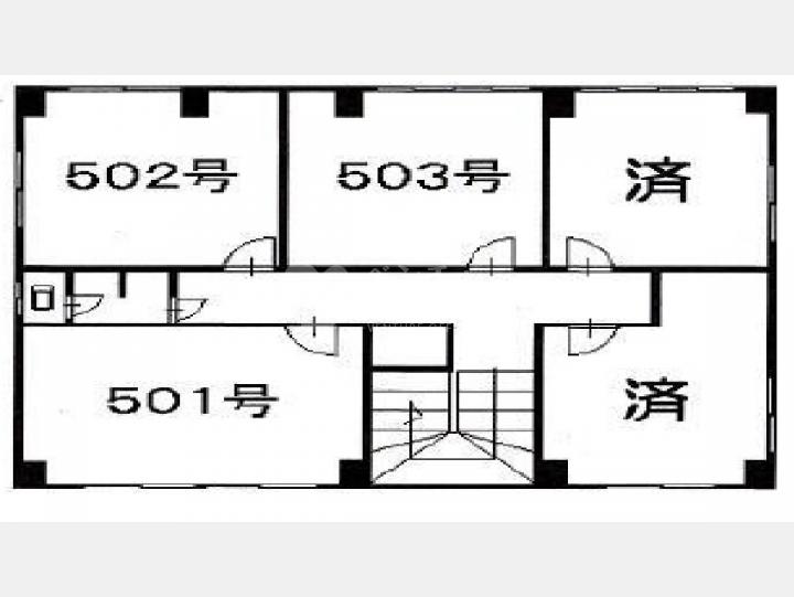 502間取り図【東興ビル】