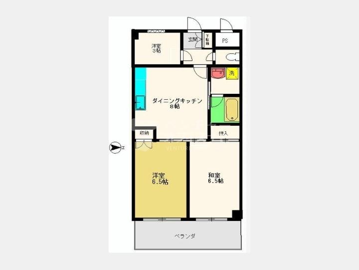 間取り図【クレスト本町】