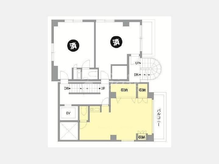 ４０３間取り図【第一タカラビル】