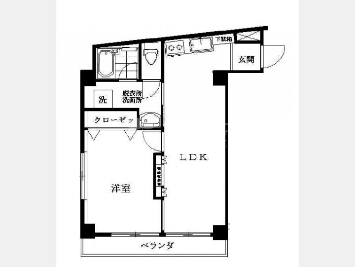 ３０２間取り図【近藤ビル】