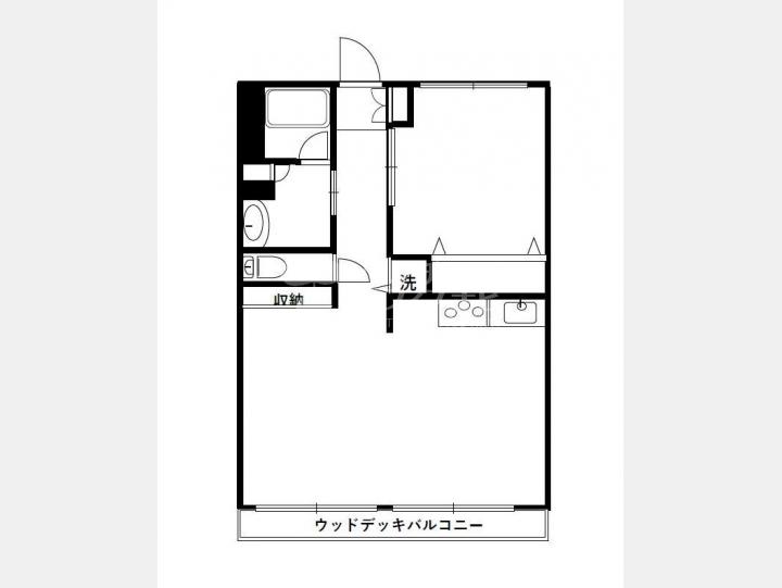 １０２間取り図【原宿第２コーポ】