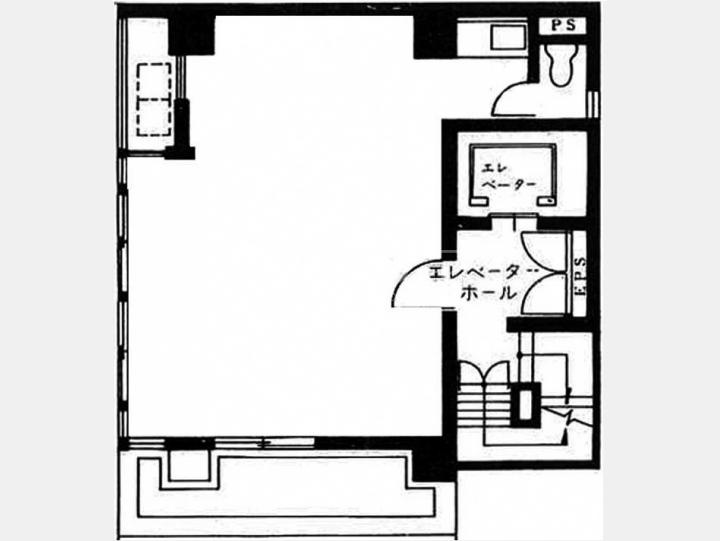 ８F間取り図【元赤坂小林ビル】